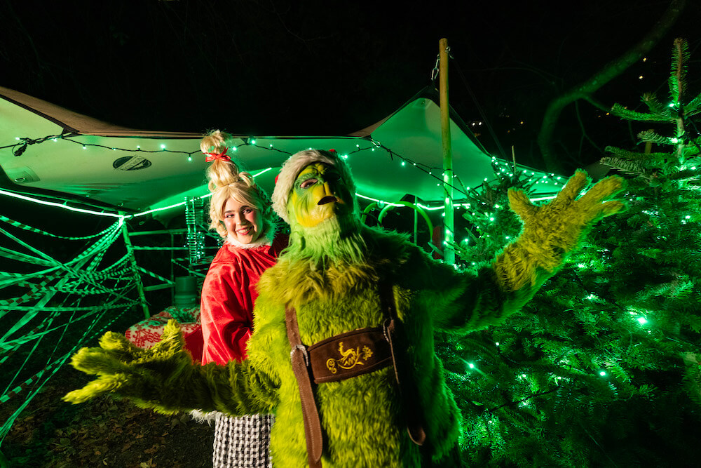 Christmas experience Santa trail grinch