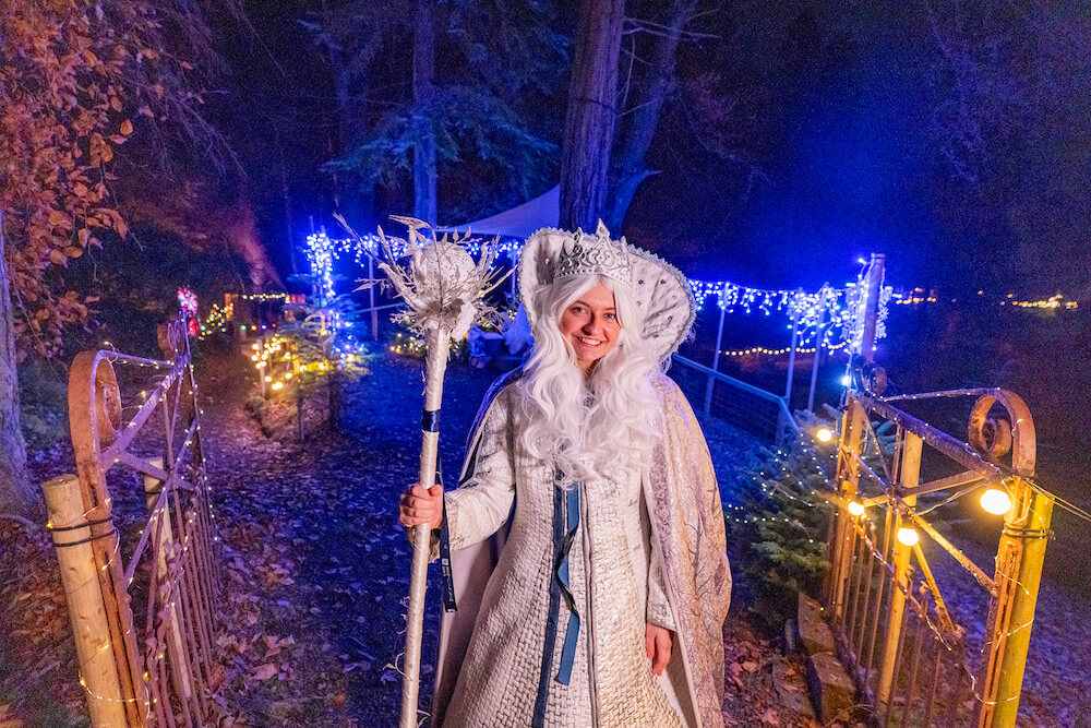 Christmas trail Santa experience - snow queen